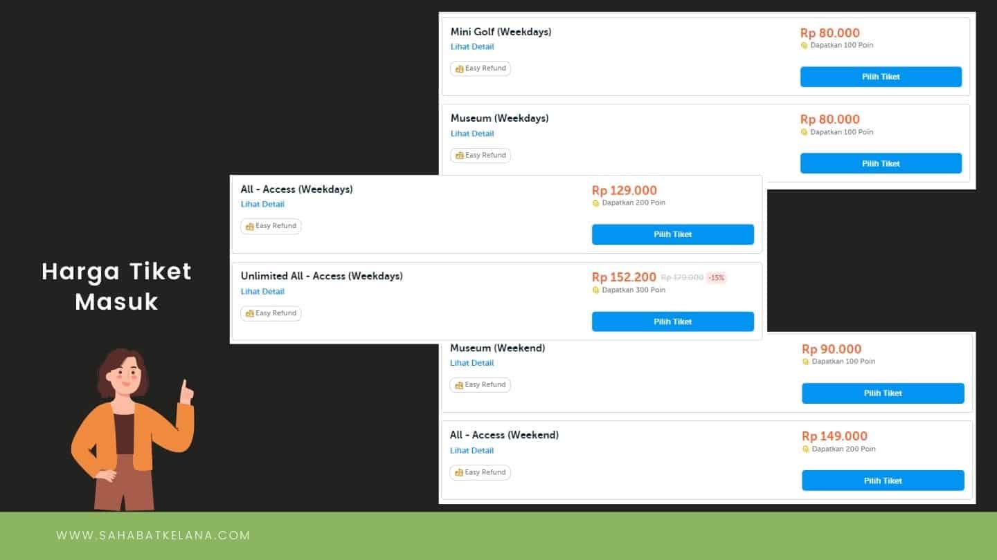 Harga Tiket Masuk Holeo Golf and Museum