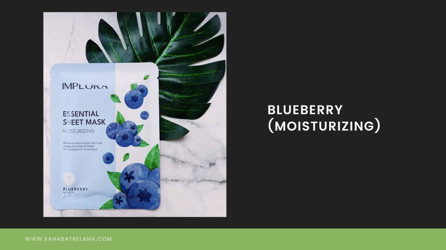 Blueberry Sheet Mask Implora