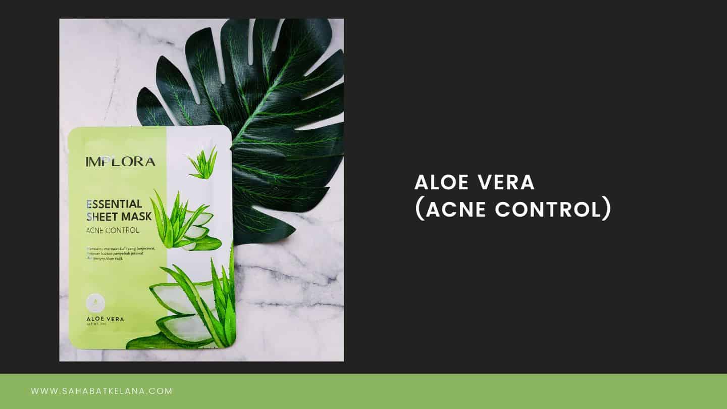 Aloe Vera Sheet Mask Implora