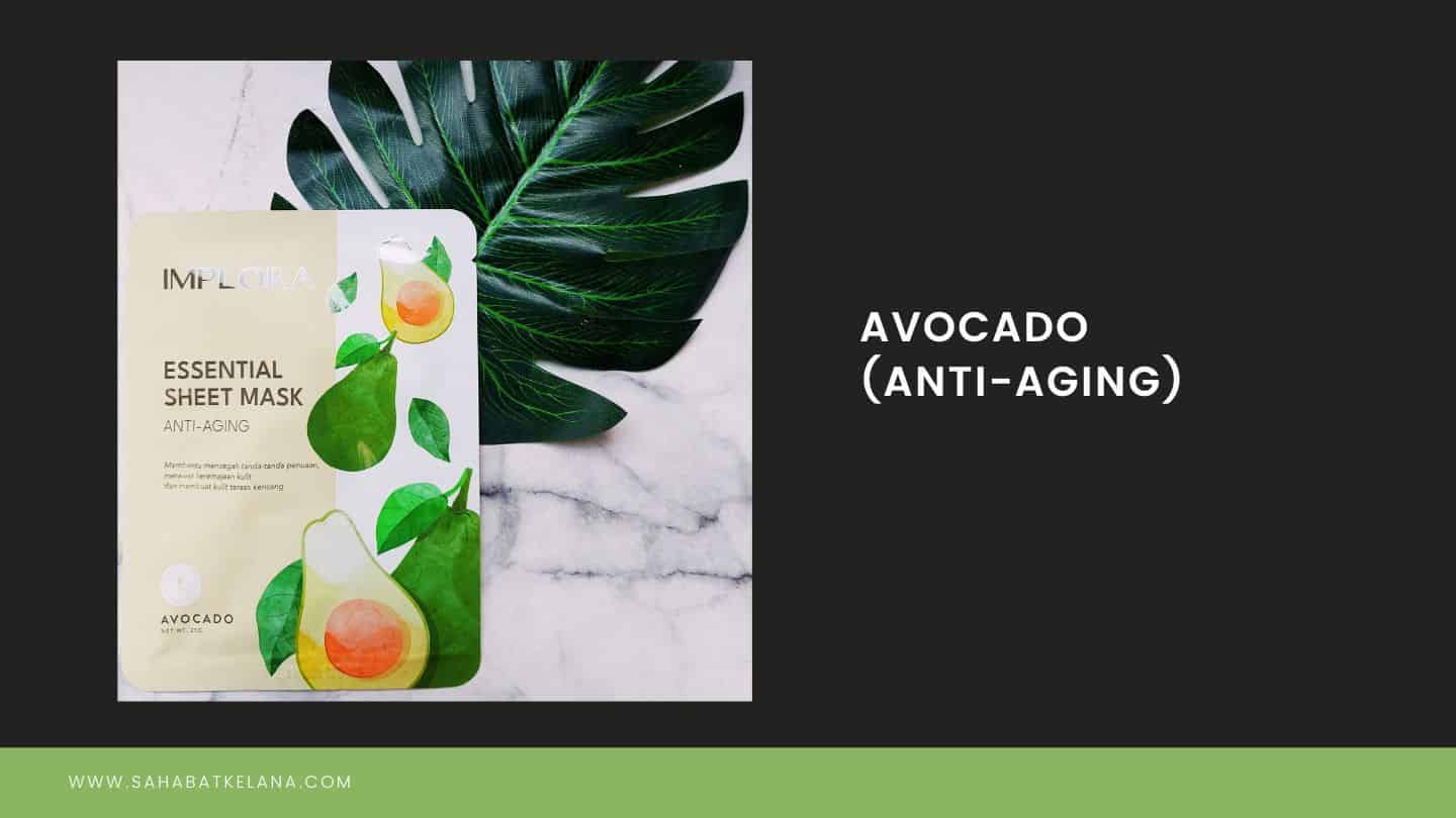 Avocado Sheet Mask Implora